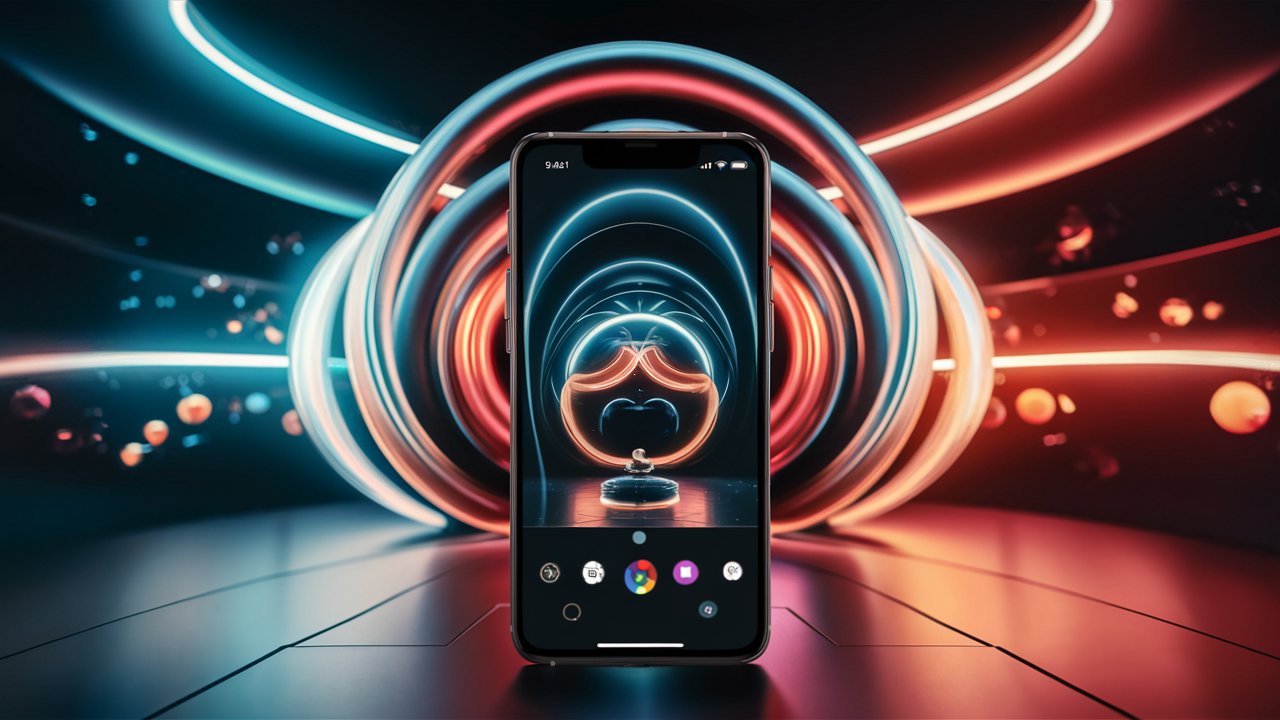 A vibrant and colorful thumbnail featuring : Video Bokeh Pixel 3 2022 APK: Enhance Your Videos with Stunning Bokeh Effects