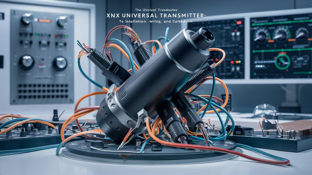 A vibrant and colorful thumbnail featuring : XNX Universal Transmitter: The Ultimate Guide to Installation, Wiring, and Calibration