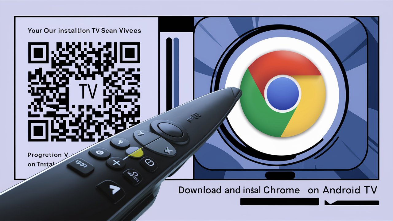 A captivating thumbnail How to Download and Install Google Chrome on Android TV